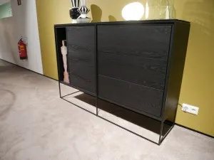 Beek Collection Kast Cubic op maat zwart gebeitst Opruiming