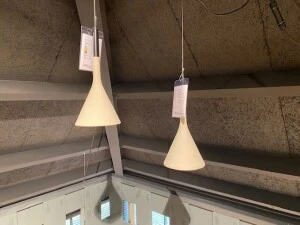 Foscarini hanglampen beton 17 cm rond Opruiming