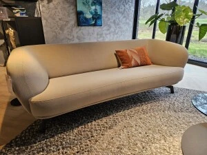 Leolux Flint 3zitsbank stof Steelcut trio Opruiming