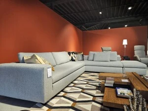 Opruiming Design On Stock Vilaz hoekbank stof Capri grijs Opruming