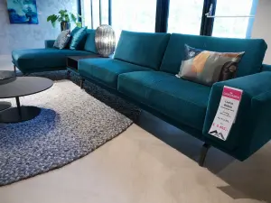 Leolux Bellice chaise longue bank stof Spazio Opruiming