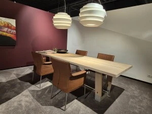 Design on Stock Gola set van 4 eetkamerstoelen leer cognac opruiming