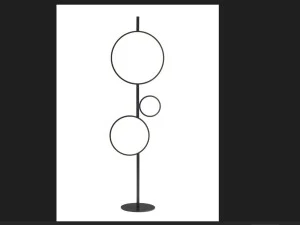 Pode Osun vloerlamp Opruiming kleur lava met dimmer