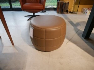 Design on Stock Kruk Barrel hoog 43cm Opruiming leer cera