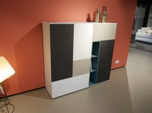 Interstar wandkast model P500 front 2100 Opruiming diverse kleuren