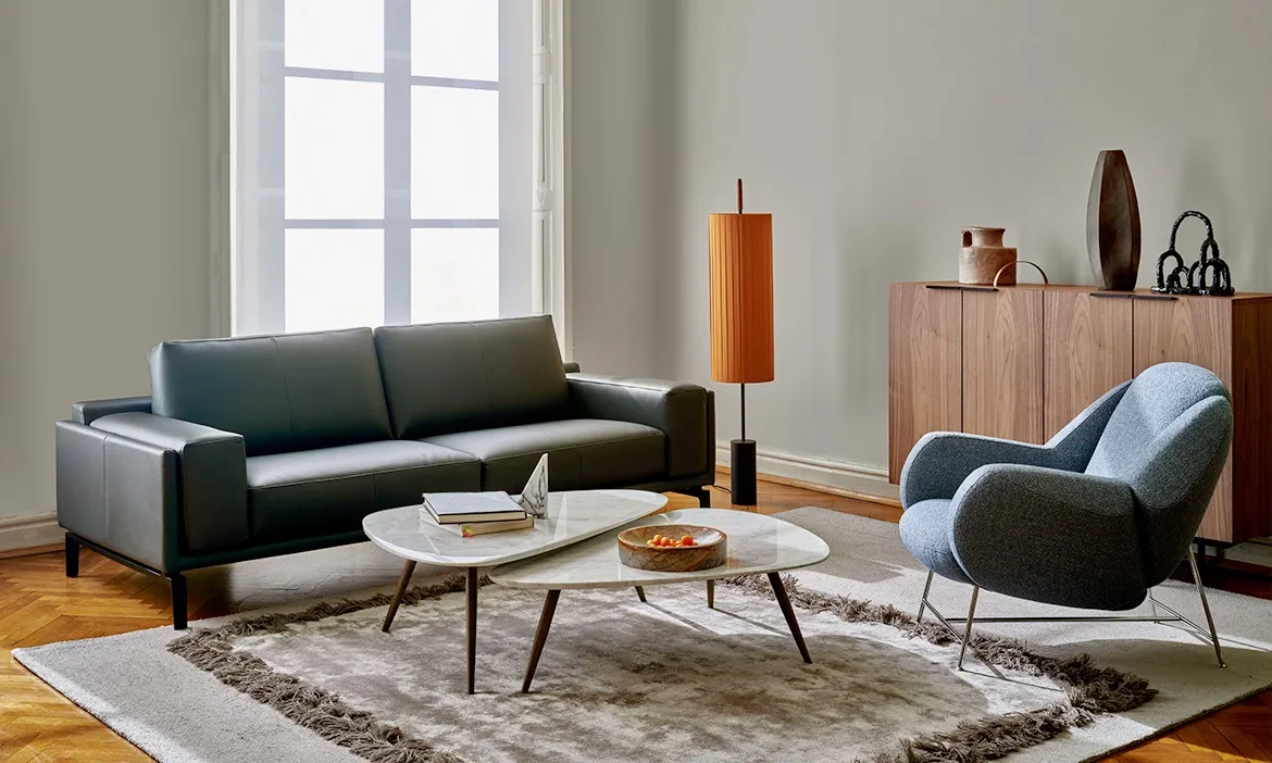 Luxe design banken van o.a. Artifort, Leolux en Gelderland